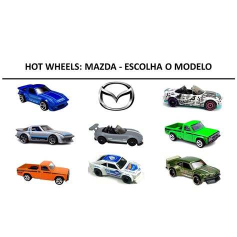 Miniatura Carrinho Hot Wheels Mazda Escolha O Modelo Shopee Brasil