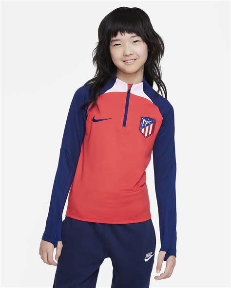 Haut D Entra Nement De Football En Maille Nike Dri Fit Atl Tico Madrid