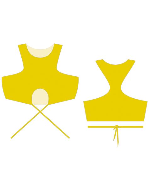 Bahamas Keyhole Bikini Top Digital Pattern Design It Sew It