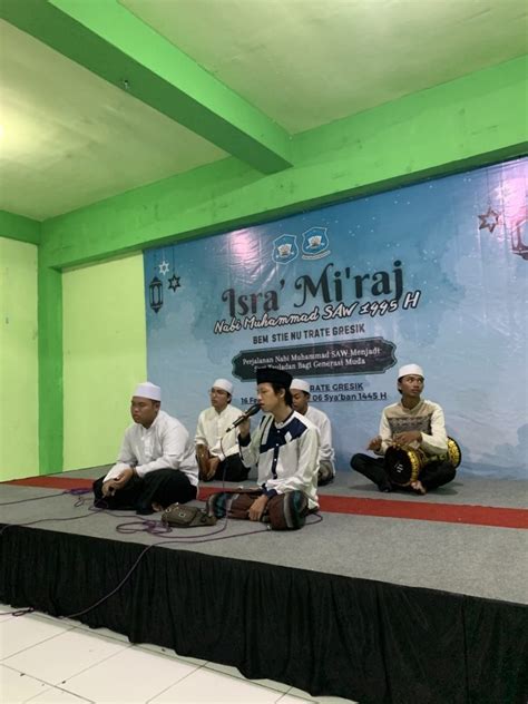 BEM STIE NU TRATE GRESIK GELAR PERINGATAN ISRA MIRAJ NABI MUHAMMAD