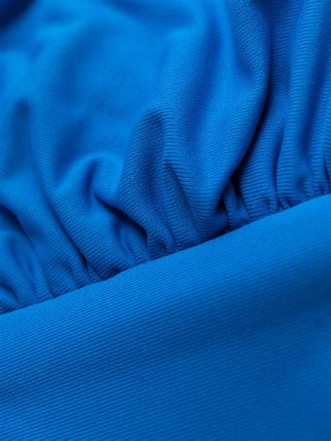 Fisico Cristina Ferrari Ruched Bandeau Bikini Set In 蓝色 ModeSens