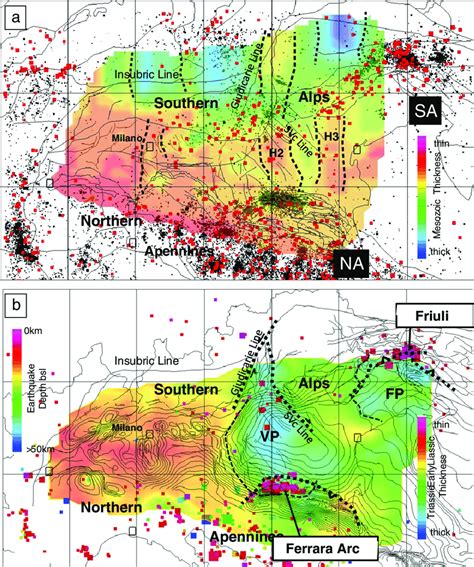 A Mesozoic Isopach Against Present Day Tectonics Compare With Figs