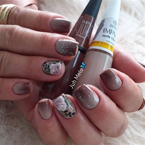 19 Decorações de Unha Esmalte Nude Maravilhosas heim