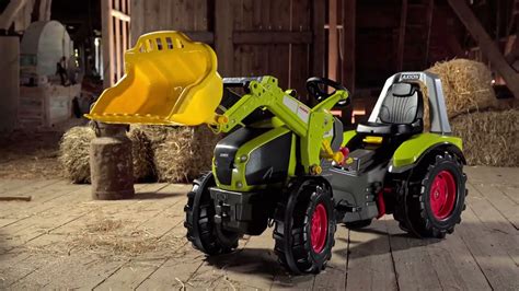 Rolly Toys Rollyx Trac Premium Claas Axion Traptrekker Incl