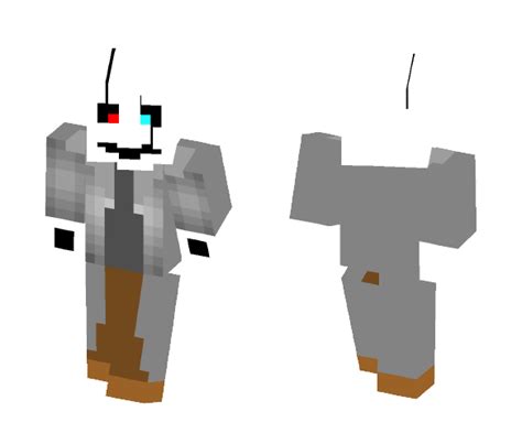 Install W D Gaster Undertale Skin For Free Superminecraftskins