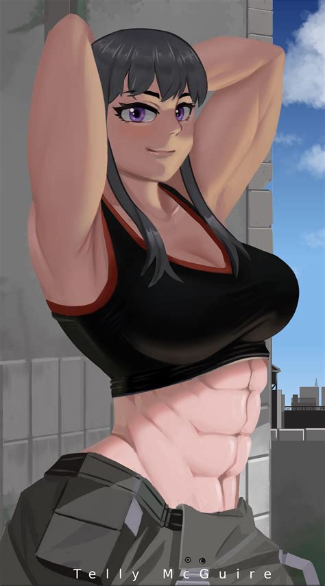 Maki Oze Fire Force R Musclegirlart