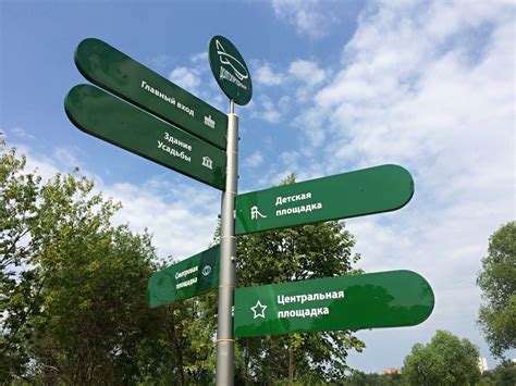 Уличные указатели информационные, городские, световые указатели ...
