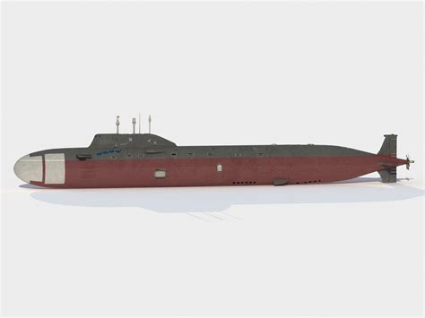 Type 885 Yasen Class Submarine - 3D Model by FiniasK