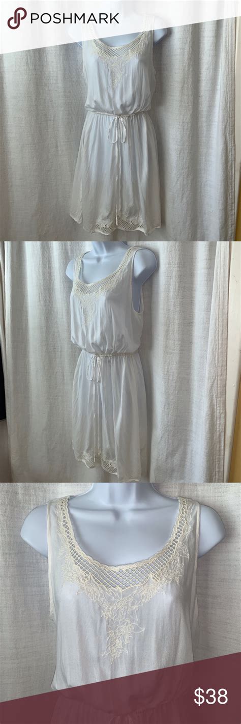 NWOT- old khaki Boho Sleeveless w/Lace Dress! | Clothes design, Lace ...