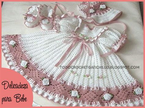 Patrones Crochet De Vestido De Beb Todo Crochet