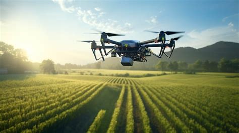 Premium Photo A Photo Of Agricultural Crop Spraying Drones