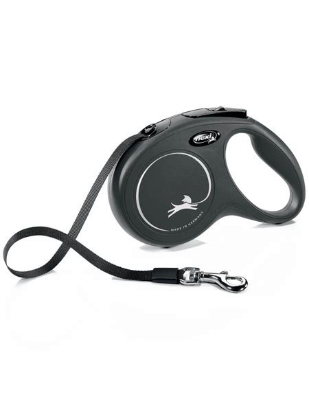 Поводок-рулетка для собак Flexi New Classic (M) 5 м./до 25 кг. (черная ...
