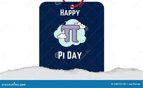 Happy Pi Day Facebook Cover Stock Illustration Illustration Of Font