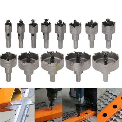 Toolstar Mm Mm Stainless Steel Carbide Tip Metal Drill Bit Tct Hole