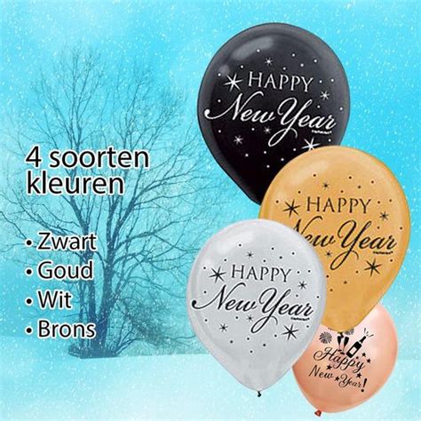 Christmas4Ever Happy New Year Ballonnen Set Nieuwjaar Oud En