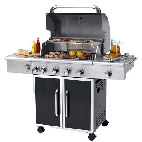 Tepro 3153 Gasgrill 4 Brenner Bbq Grill Grillwagen Campinggrill