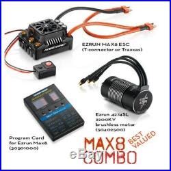 New Hobbywing Max Esc Combo With Ezrun Kv Motor With Traxxas Plug