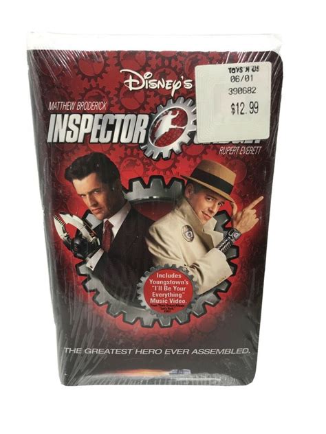 Walt Disney S Inspector Gadget Vhs Clam Shell Case