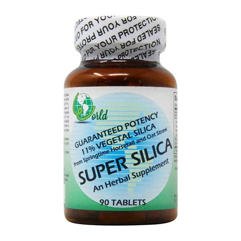 World Organics Super Silica Supplement Tablets 90 Ea