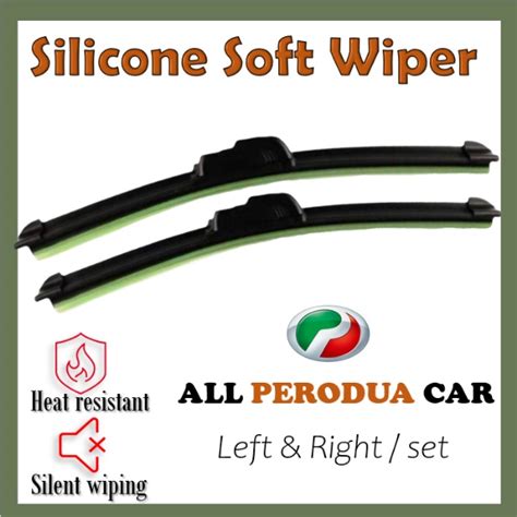 Silicone Soft Wiper Blade For Perodua Alza Axia Bezza Kancil Kelisa