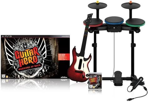 Guitar Hero Warriors Of Rock Guitare Batterie Micro Amazon Fr