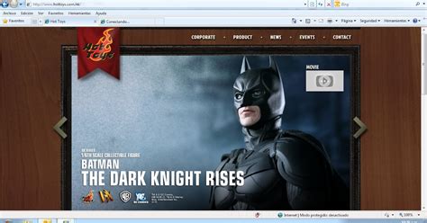 El Blog de los Ñoños Tostoneros Hot Toys presenta su nueva página de internet