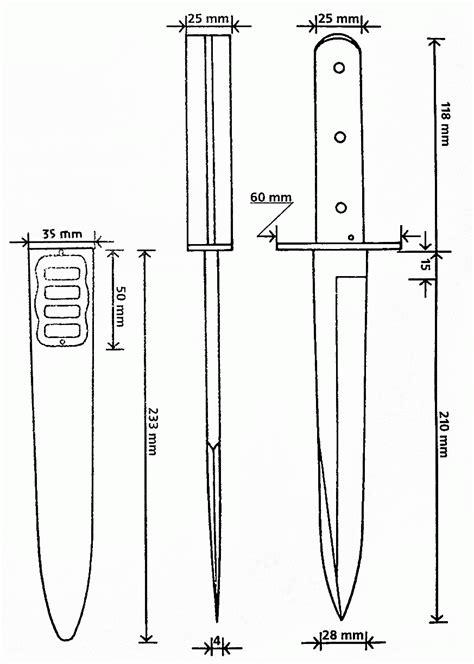 Картинки по запросу штык нож из дерева чертеж | Knife patterns, Knife ...