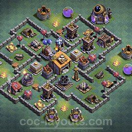 Melhores Layouts CV6 Base Do Construtor Links COC Clash Of Clans