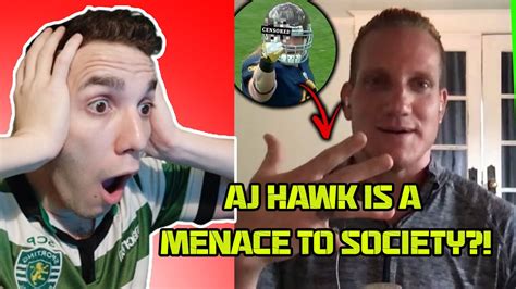 AJ Hawk Is A Menace To Society on The Pat McAfee Show!! | **REACTION ...