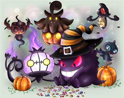 Pokémon Halloween Wallpapers Wallpaper Cave