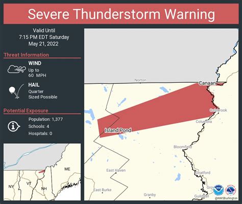 NWS Severe Tstorm On Twitter Severe Thunderstorm Warning Including