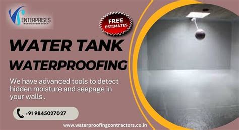 Sump Tank Waterproofing Contractors In Rt Nagar Water Proofing