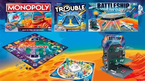 Monopoly, Battleship and Trouble in space! Hasbro's Space Capsule games ...