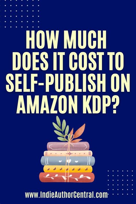 how much does it cost to self publish on amazon