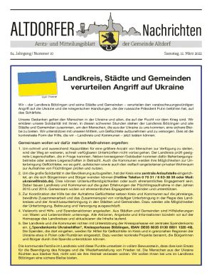 Ausf Llbar Online Verurteilen Angriff Auf Ukraine Fax Email Drucken