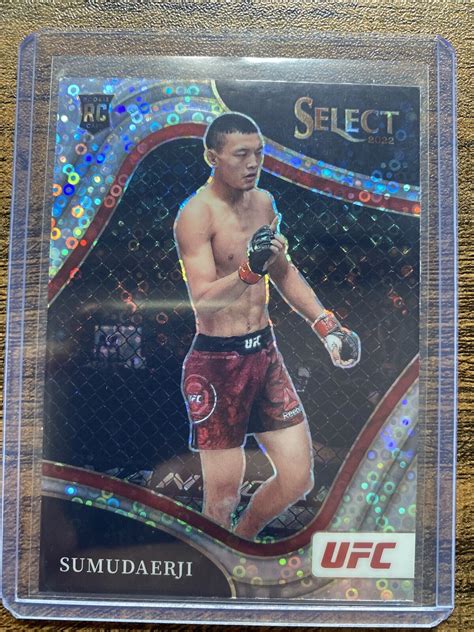 Select Ufc Su Mudaerji Octagonside Silver Disco Prizm Sp Ebay