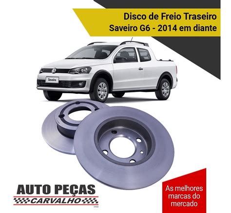 Par Disco Freio Traseiro Vw Saveiro G Parcelamento