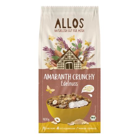 Allos Amaranth Crunchy Edelnuss 400 G