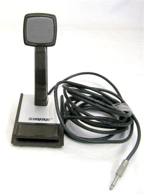 Shure 550l Desktop Base Station Microphone Property Room