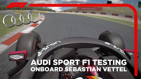 Audi Tests Their Car With Sebastian Vettel Youtube