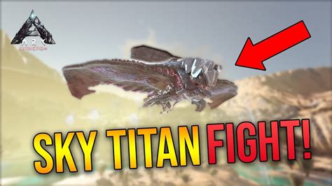 Desert Desert Sky Titan Taming And Fighting Ark Extinction Titans