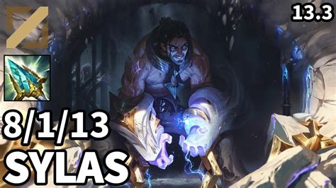 Sylas Mid Vs Cassiopeia Kr Master Patch 133 Youtube