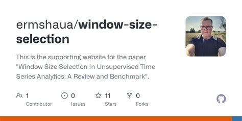 Github Ermshaua Window Size Selection This Is The Supporting Website