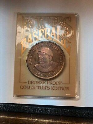 Babe Ruth Bronze Medallion Mm Centennial Commemorative Father Of