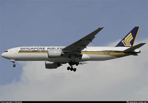 9V SRM Singapore Airlines Boeing 777 212ER Photo By Aldo Bidini ID