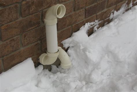 Keep Your Furnace Air Intake And Exhaust Clear From Snow This Winter A1 Air Conditioning And Heating