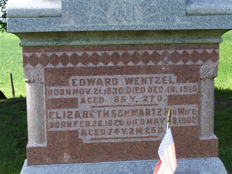 Edward Wentzel M Morial Find A Grave