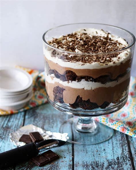 Chocolate Brownie Trifle Accidental Happy Baker