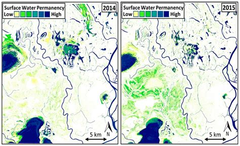 Peace Athabasca Delta Hydroperiod Results For And Showing