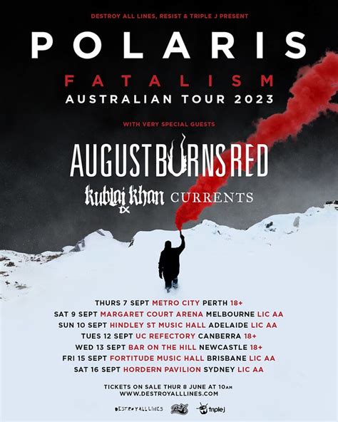 POLARIS - Fatalism Australia Tour - Everyday Metal